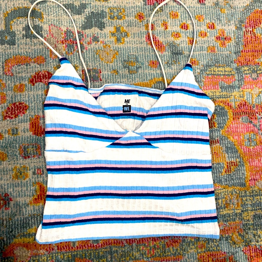 Me to We Crop Top Tank